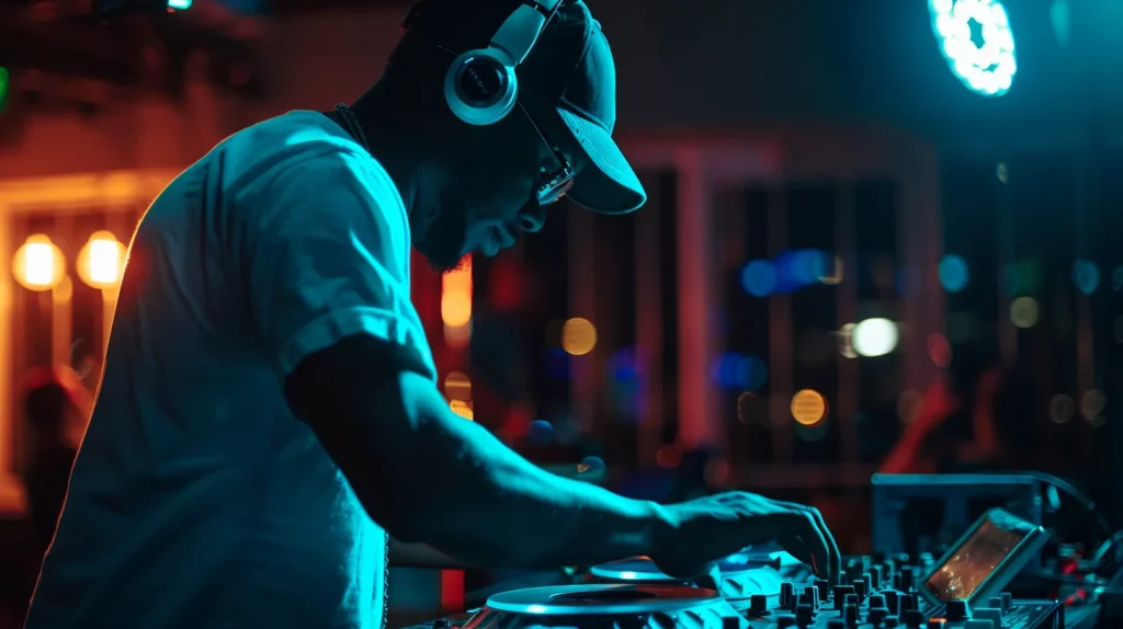 Photos of DJ in the private event